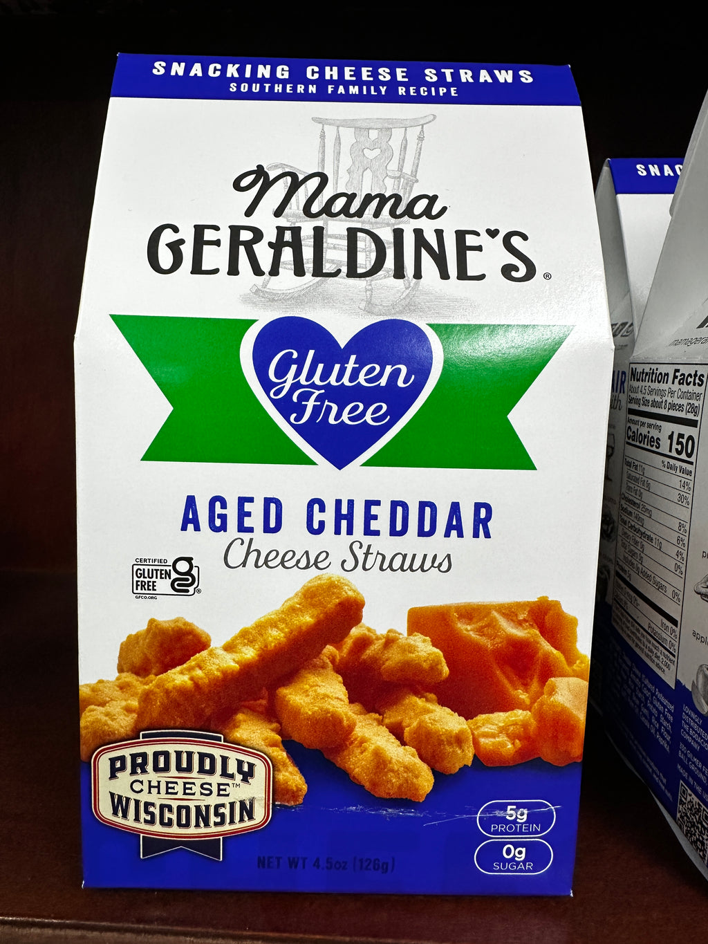 Mama Geraldine's Aged Cheddar Cheese Straws