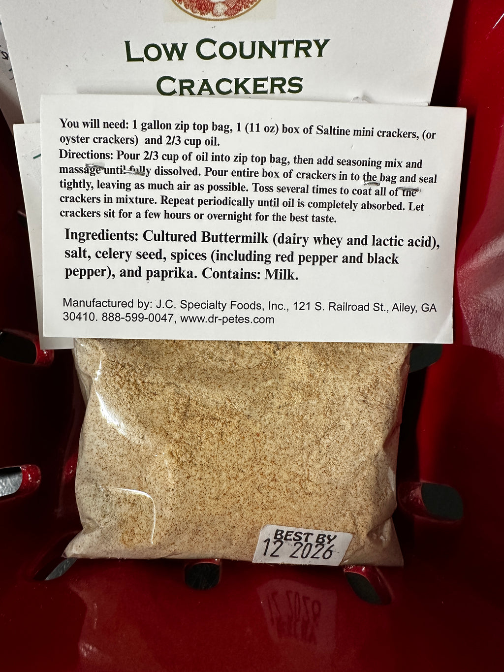 Dr. Pete's Low Country Crackers