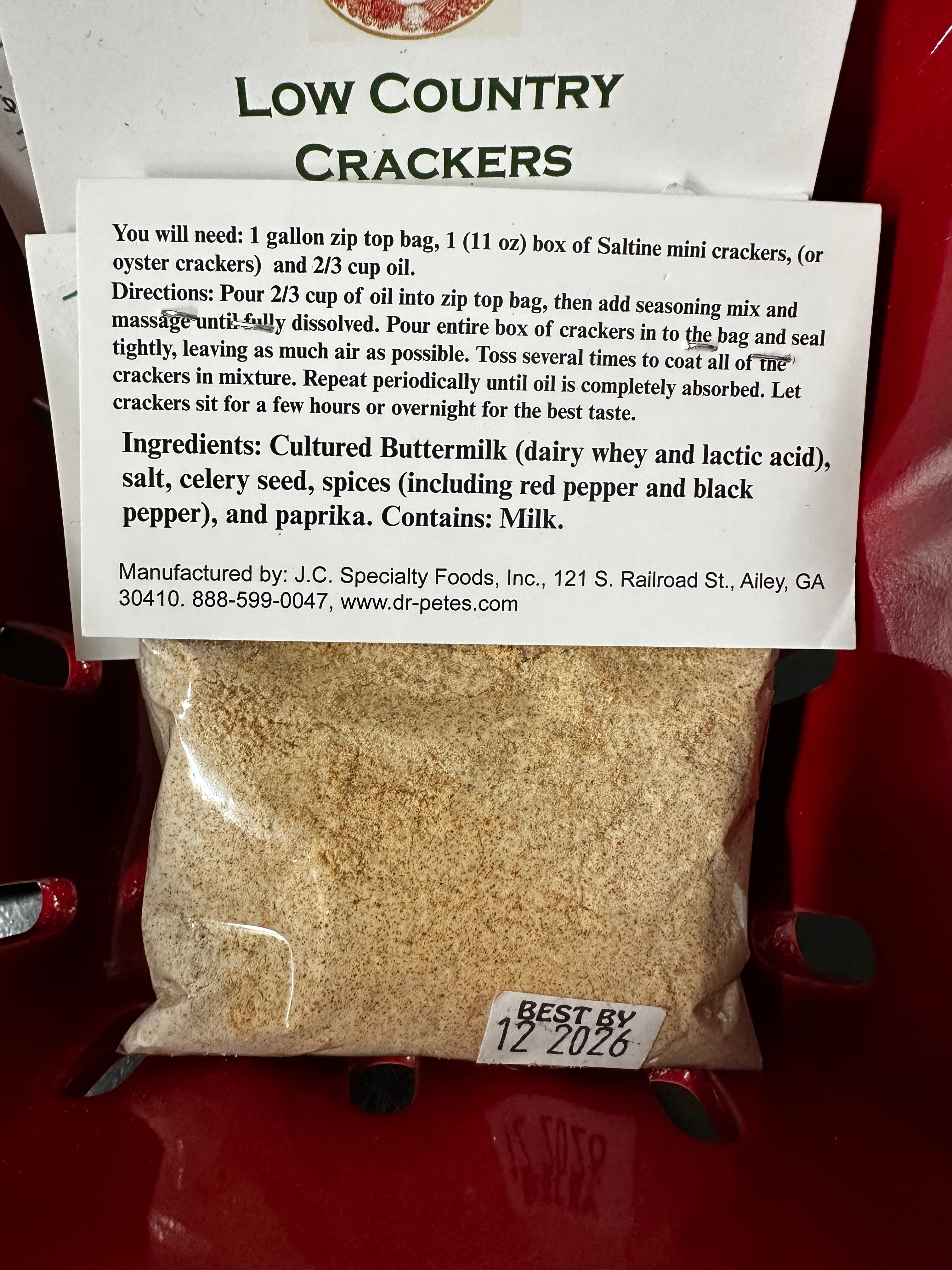 Dr. Pete's Low Country Crackers