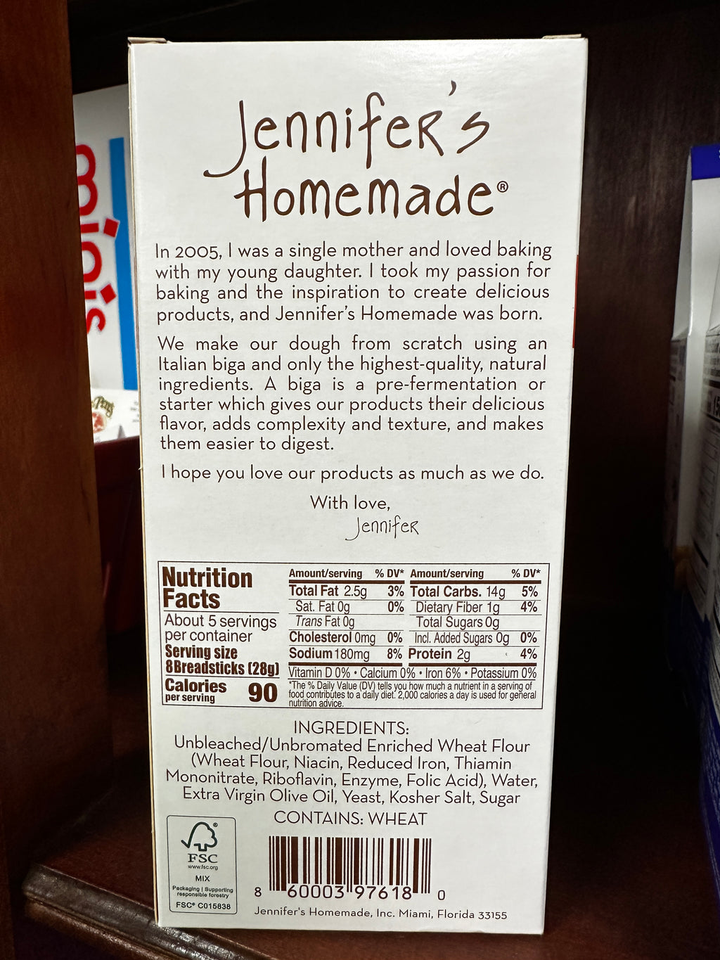Jennifer's Homemade Original Breadsticks