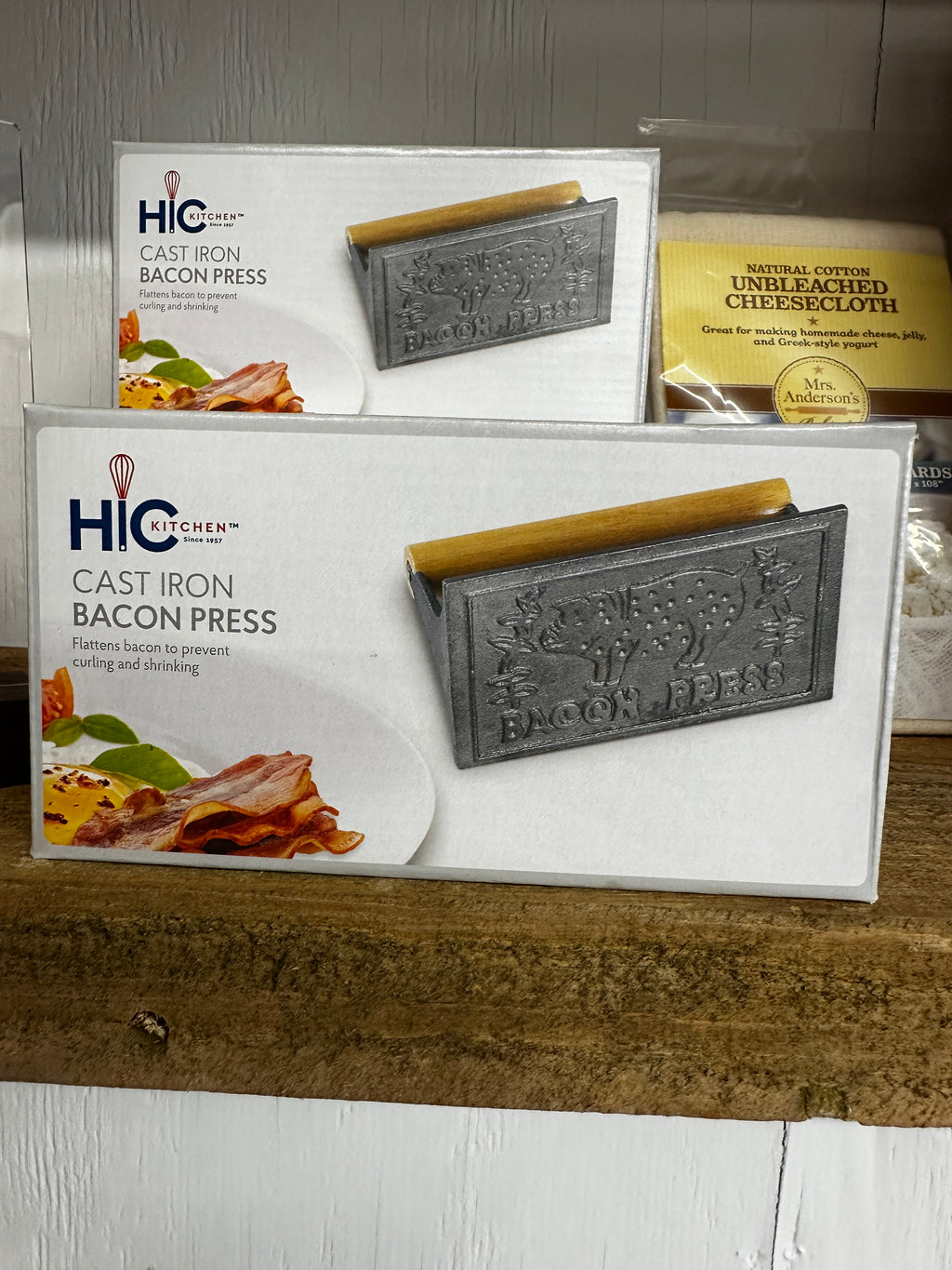 Cast Iron Bacon Press From HIC Kitchen