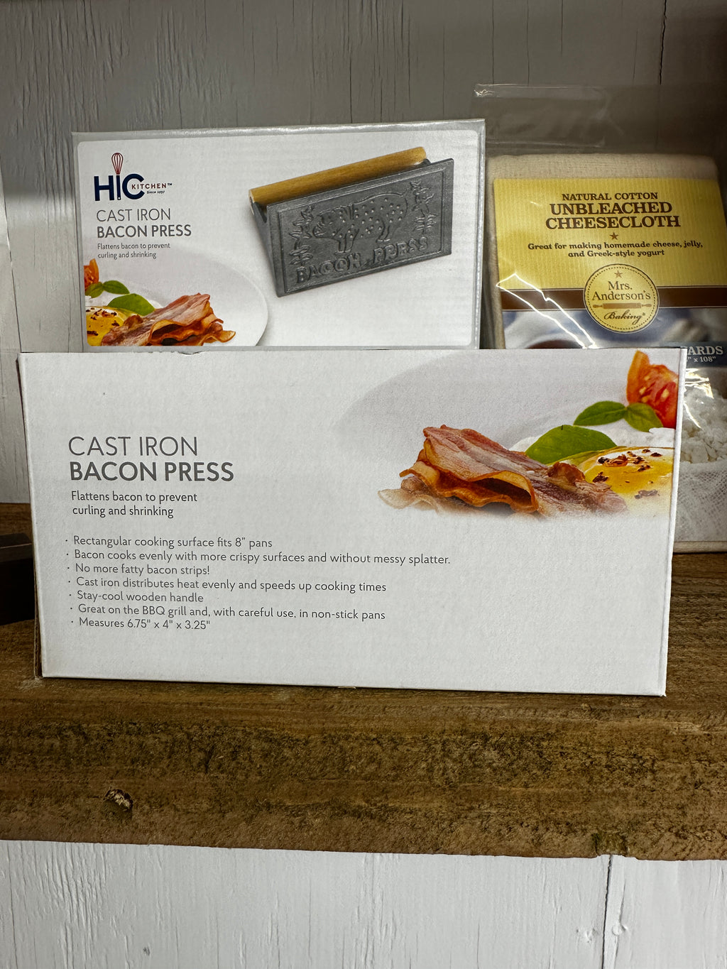 Cast Iron Bacon Press From HIC Kitchen