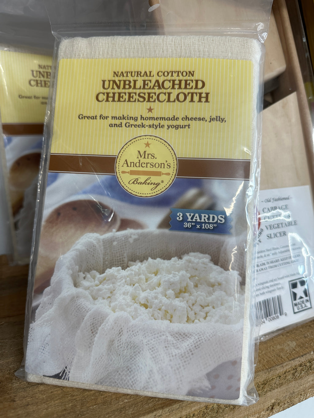 Unbleached Cheesecloth (Natural Cotton)