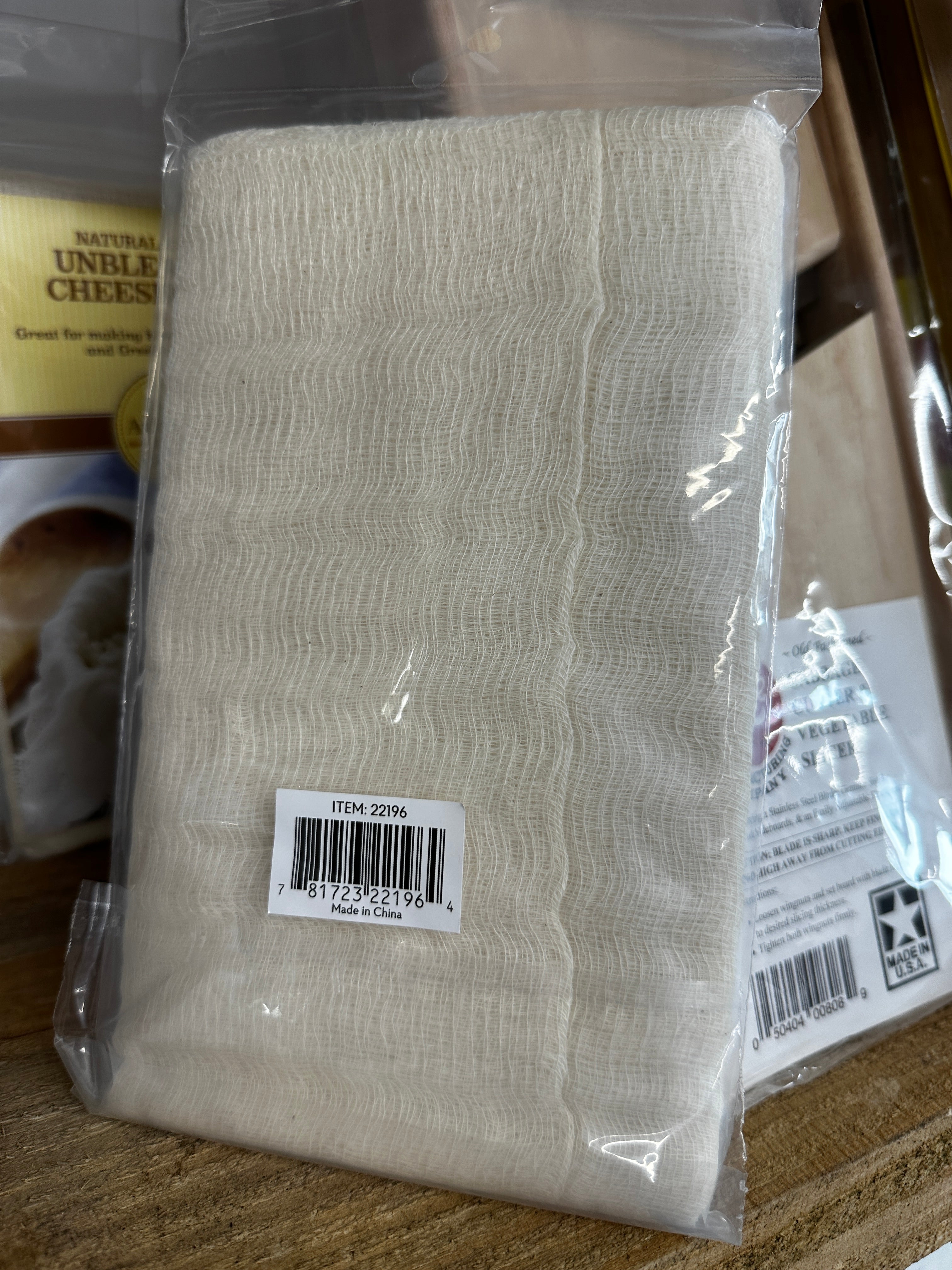 Unbleached Cheesecloth (Natural Cotton)
