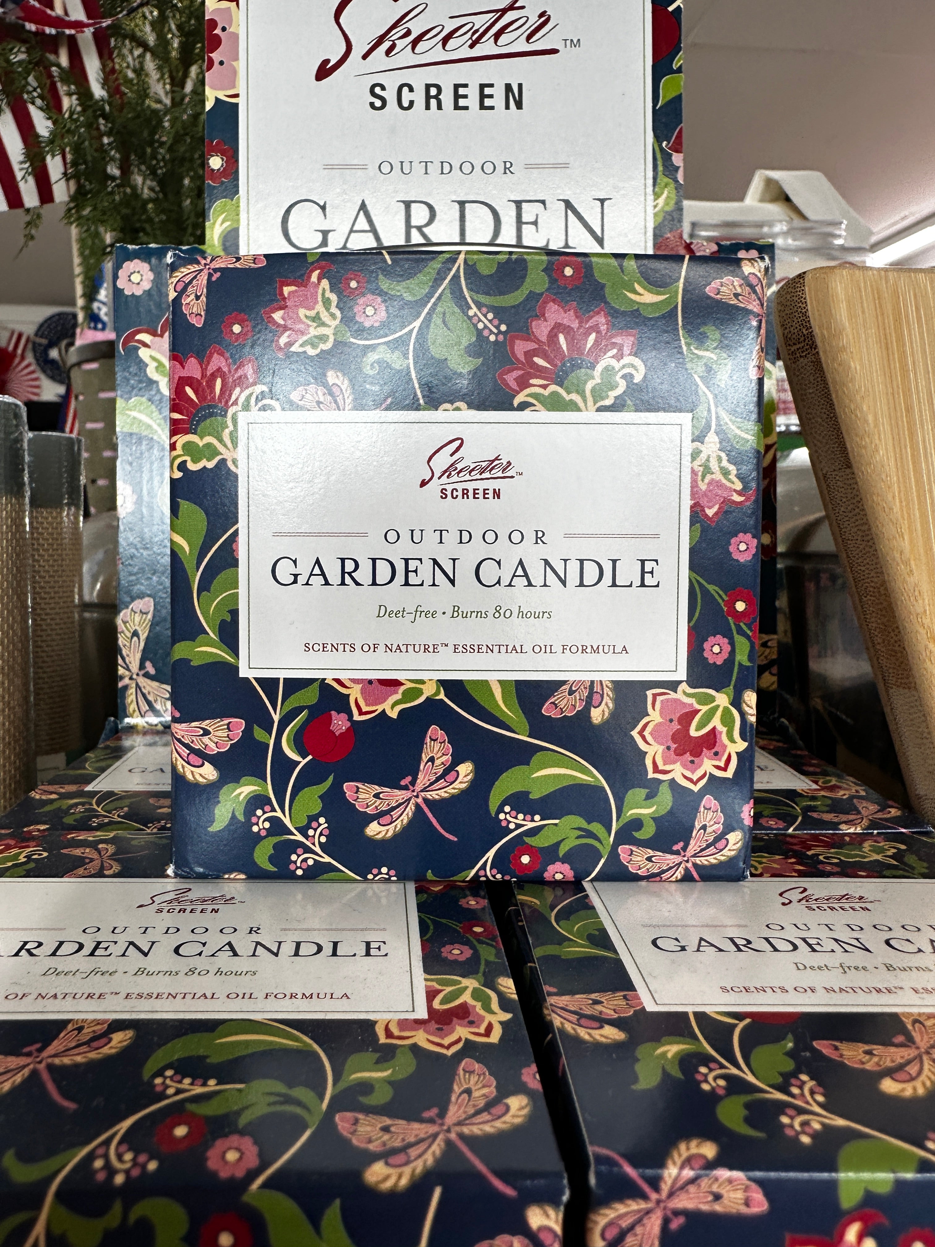 Outdoor Garden Candle by Skeeter Screen