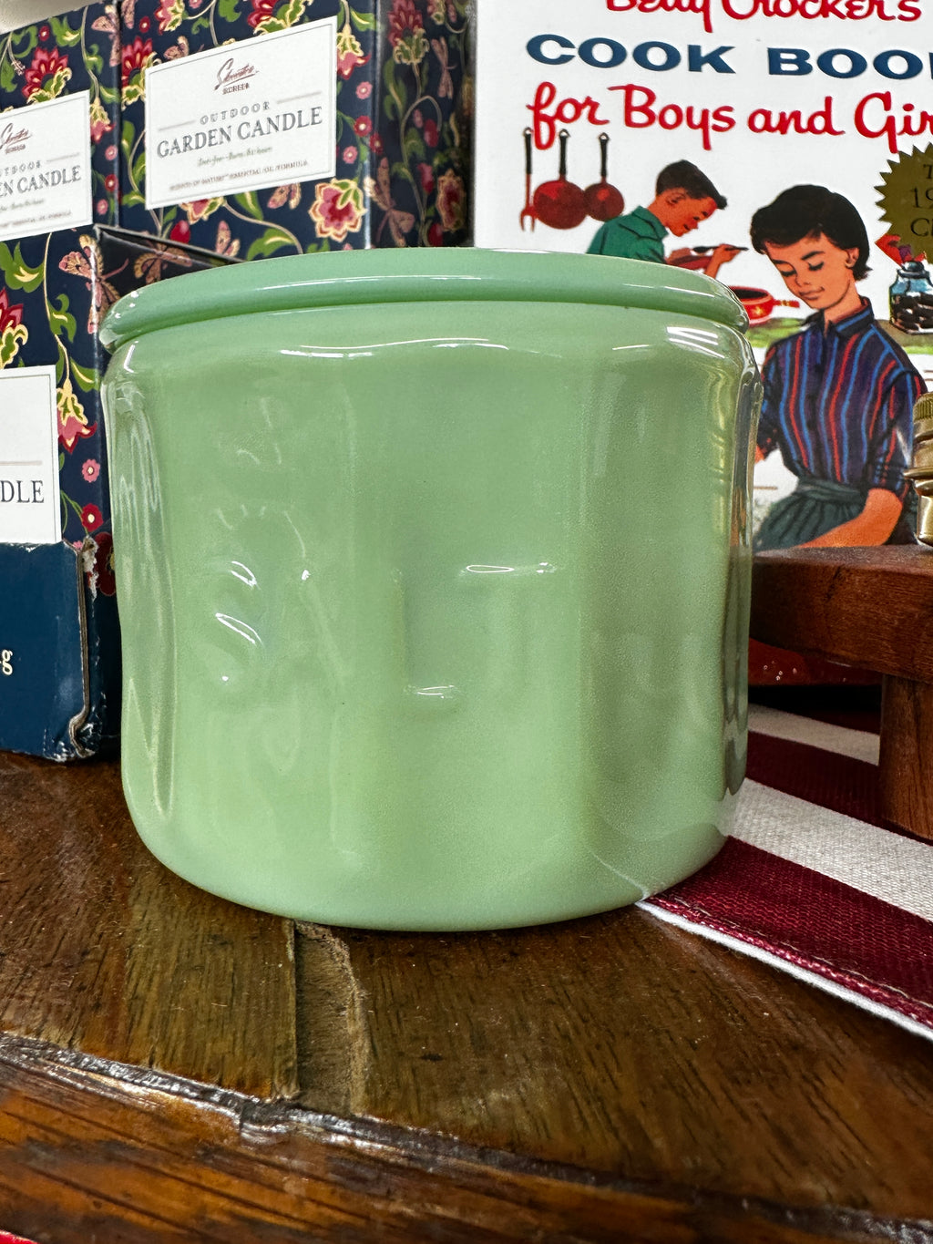 Glass "Salt" Dish with Lid