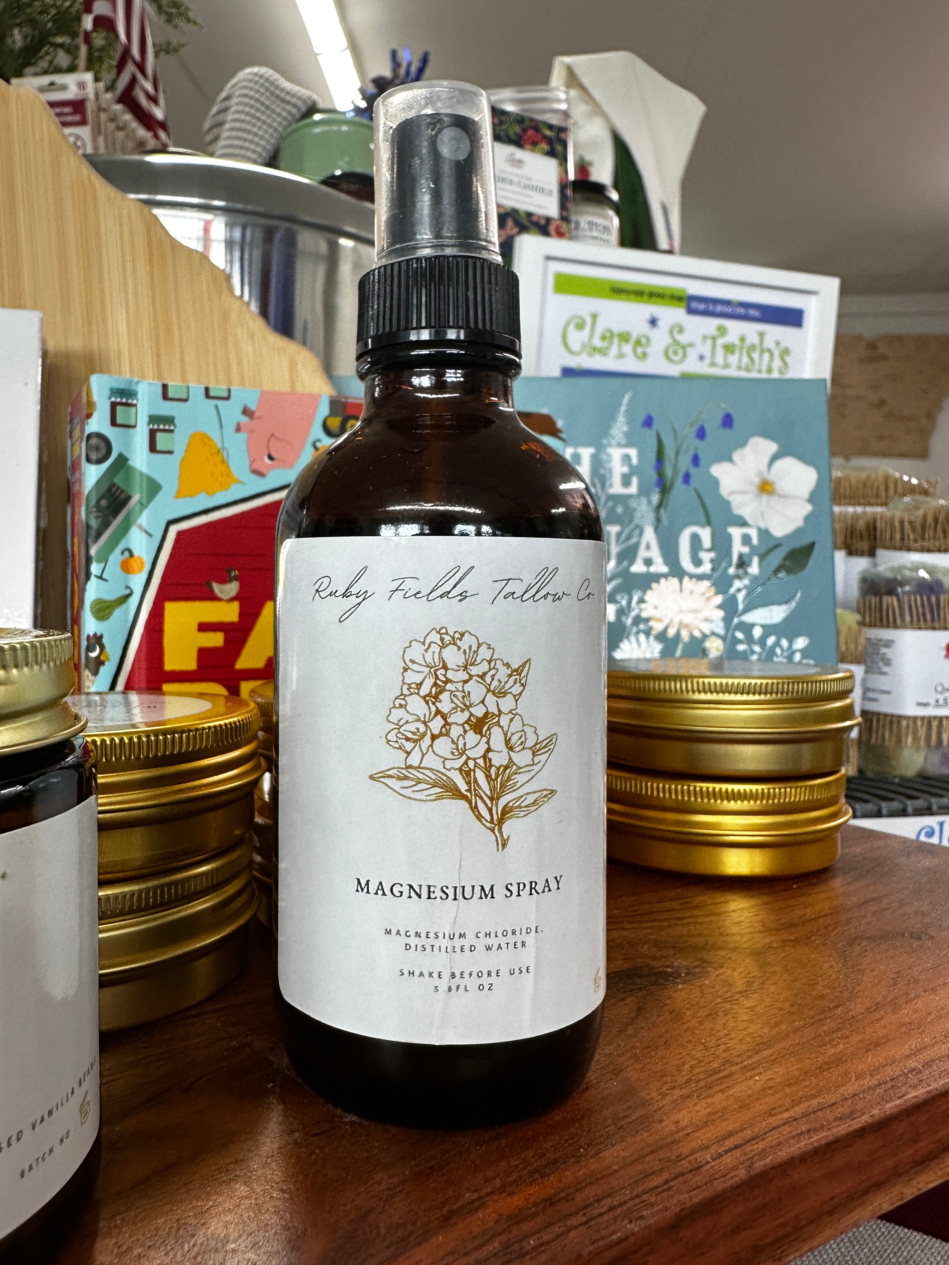 Magnesium Spray by Ruby Fields Tallow Co.