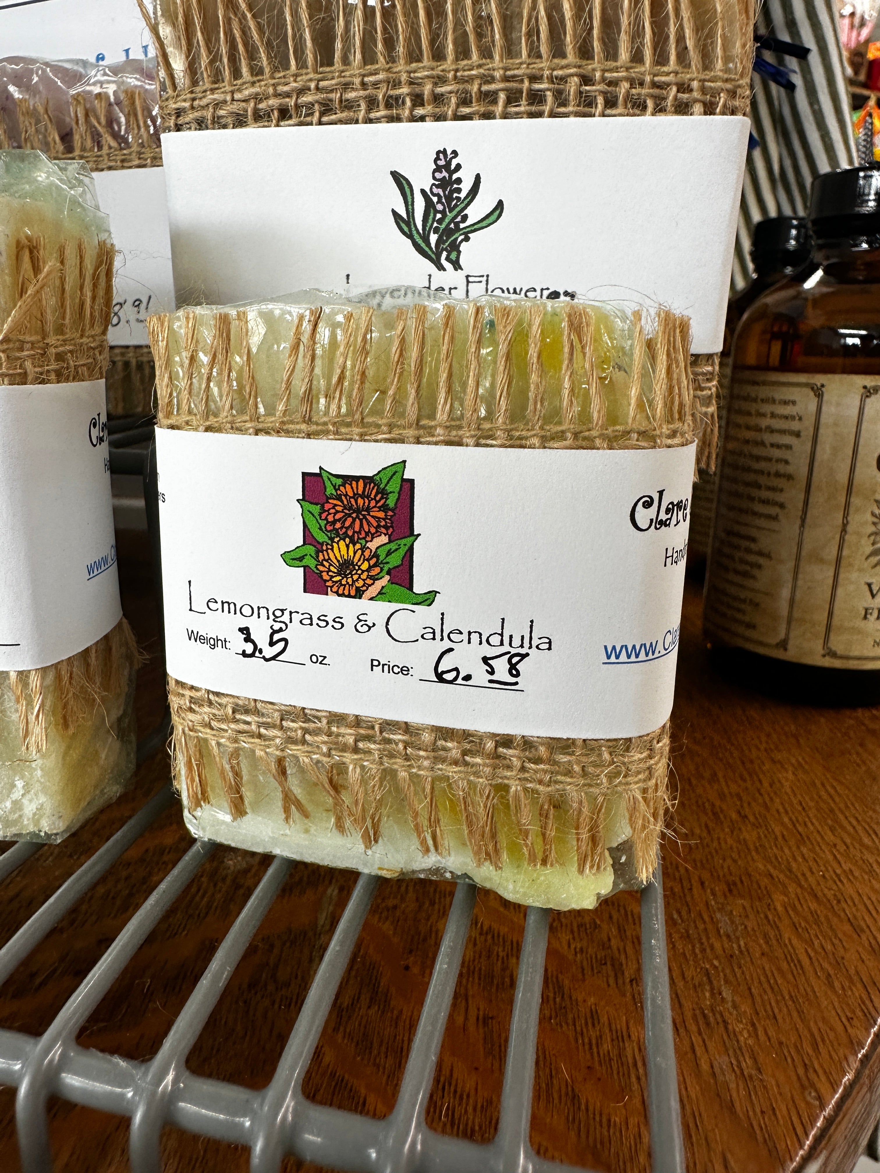 Clare & Trish's Handmade Soap Bars | $1.88 per oz.