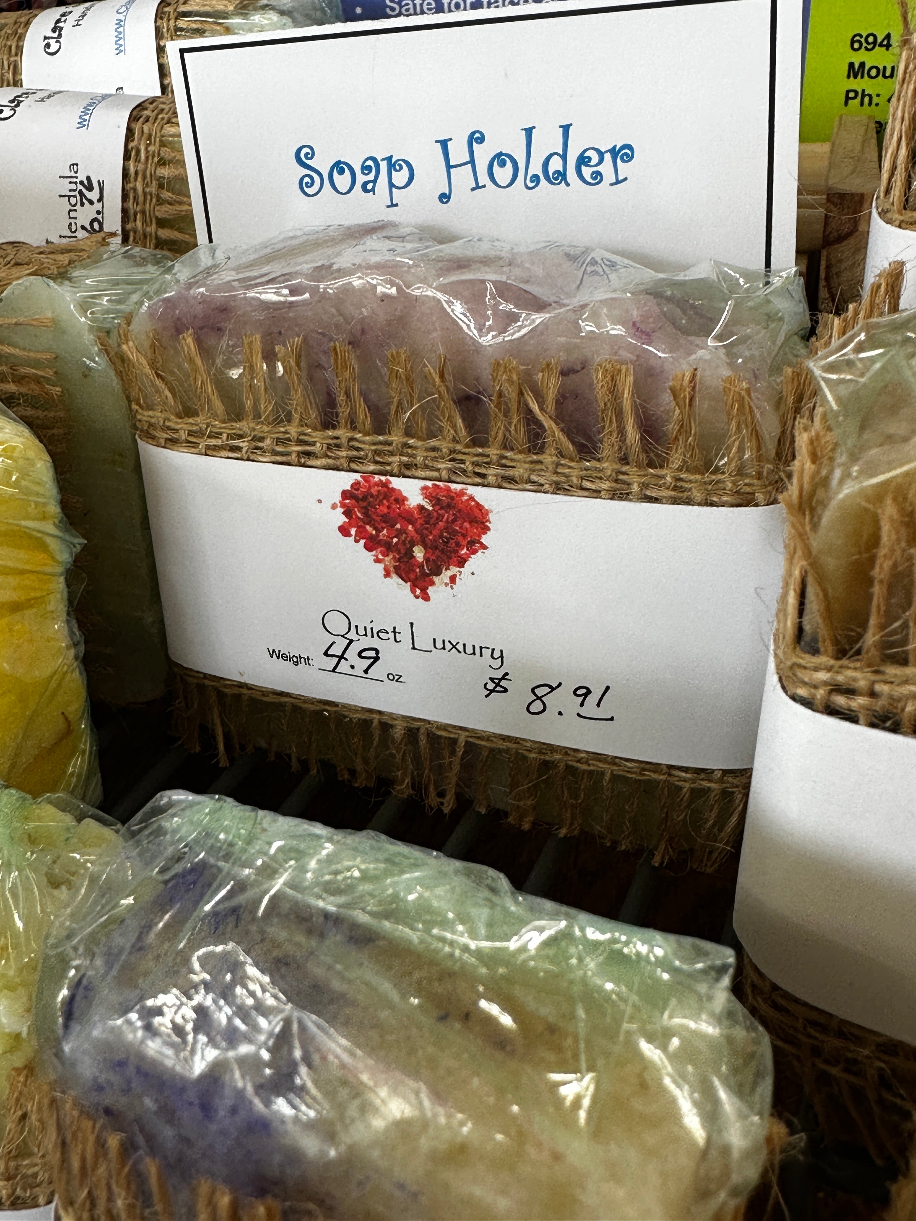 Clare & Trish's Handmade Soap Bars | $1.88 per oz.