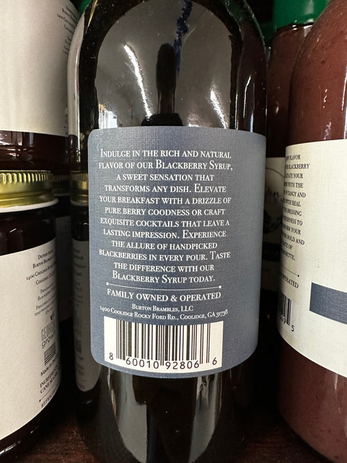 Blackberry Syrup By Burton Brambles