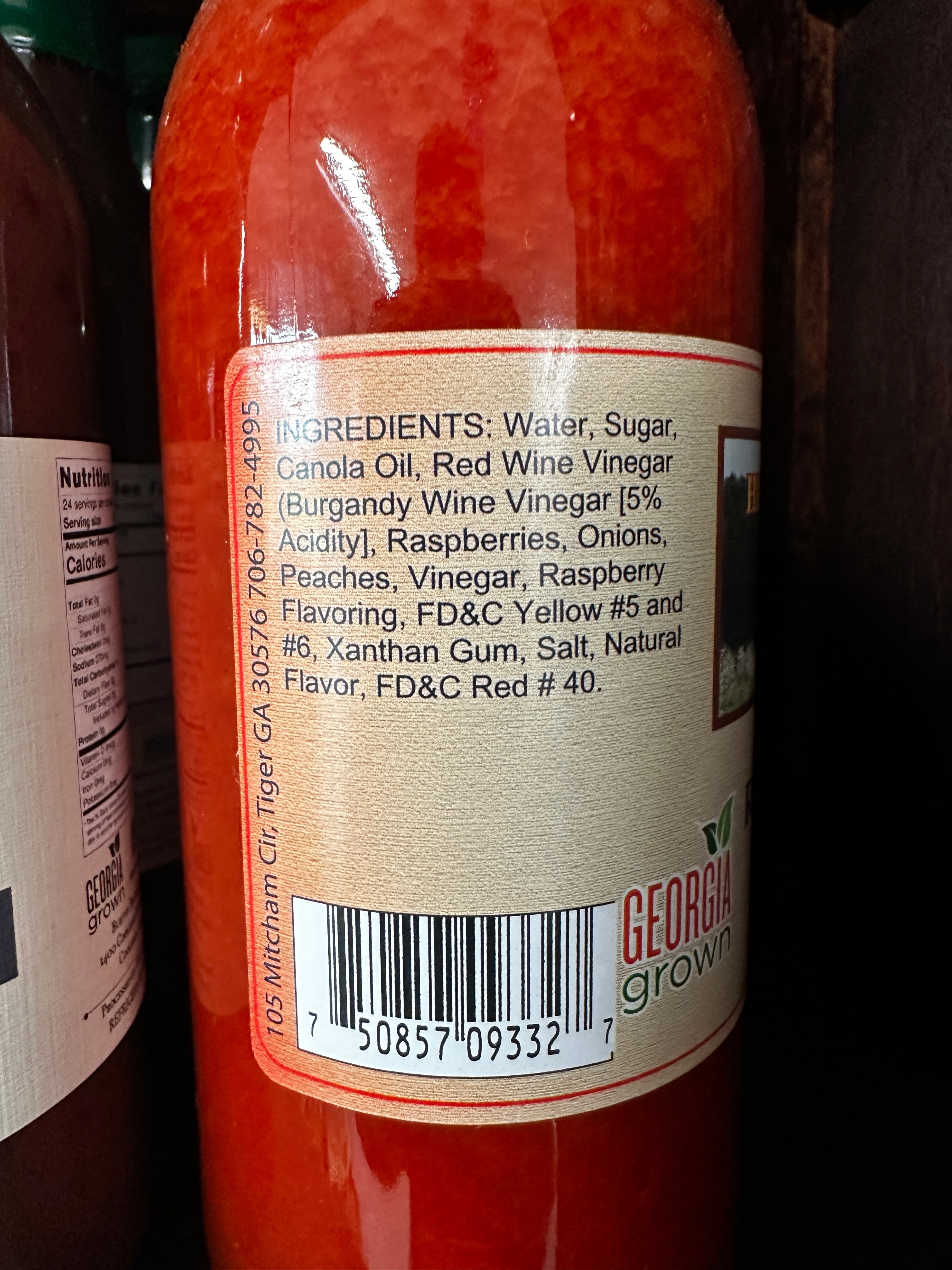 Raspberry Peach Vinaigrette by Hillside Orchard Farms