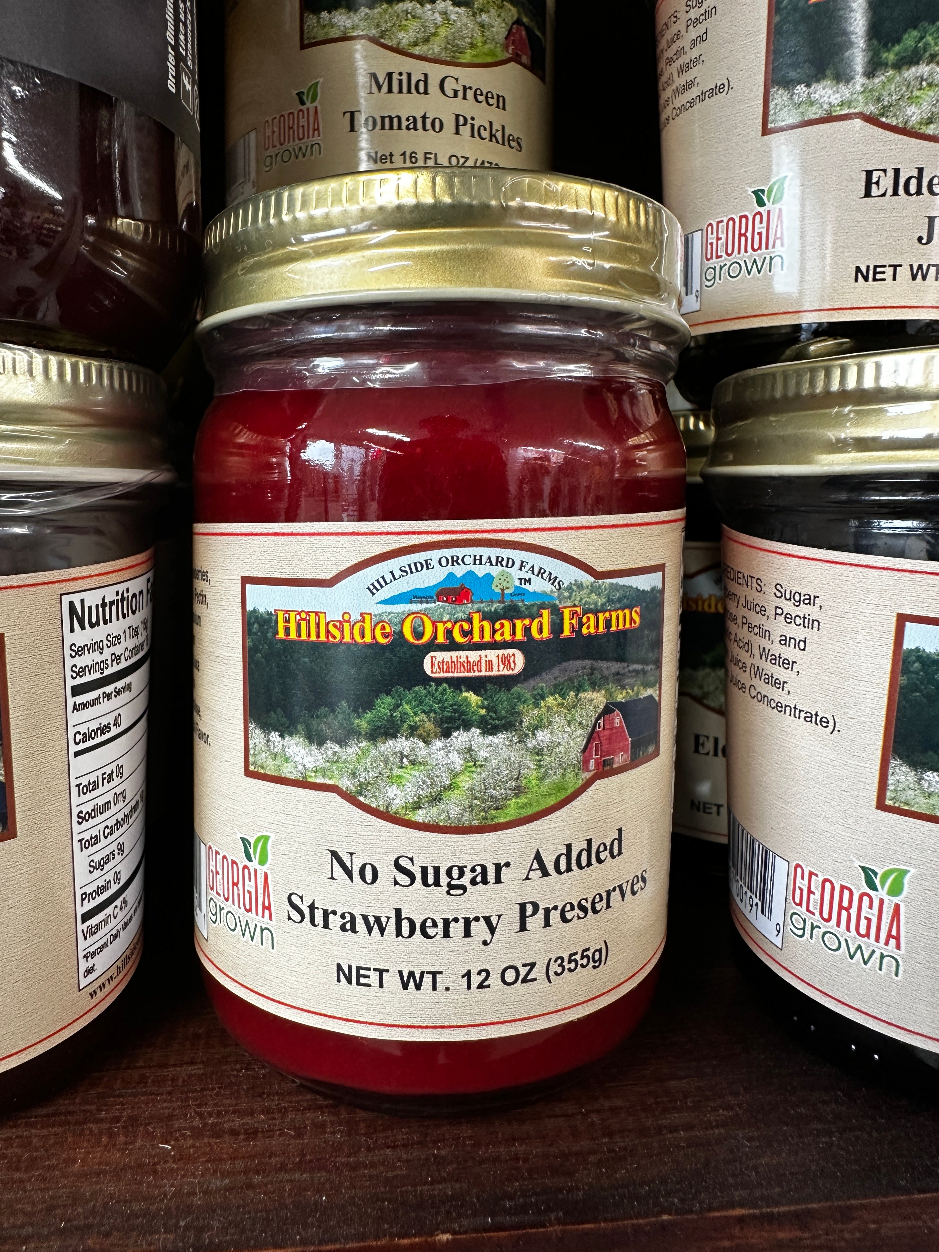 No Sugar Added Strawberry Preservative by Hillside Orchard Farms