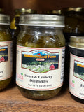 Sweet & Crunchy Dill Pickles By Hillside Orchard Farms