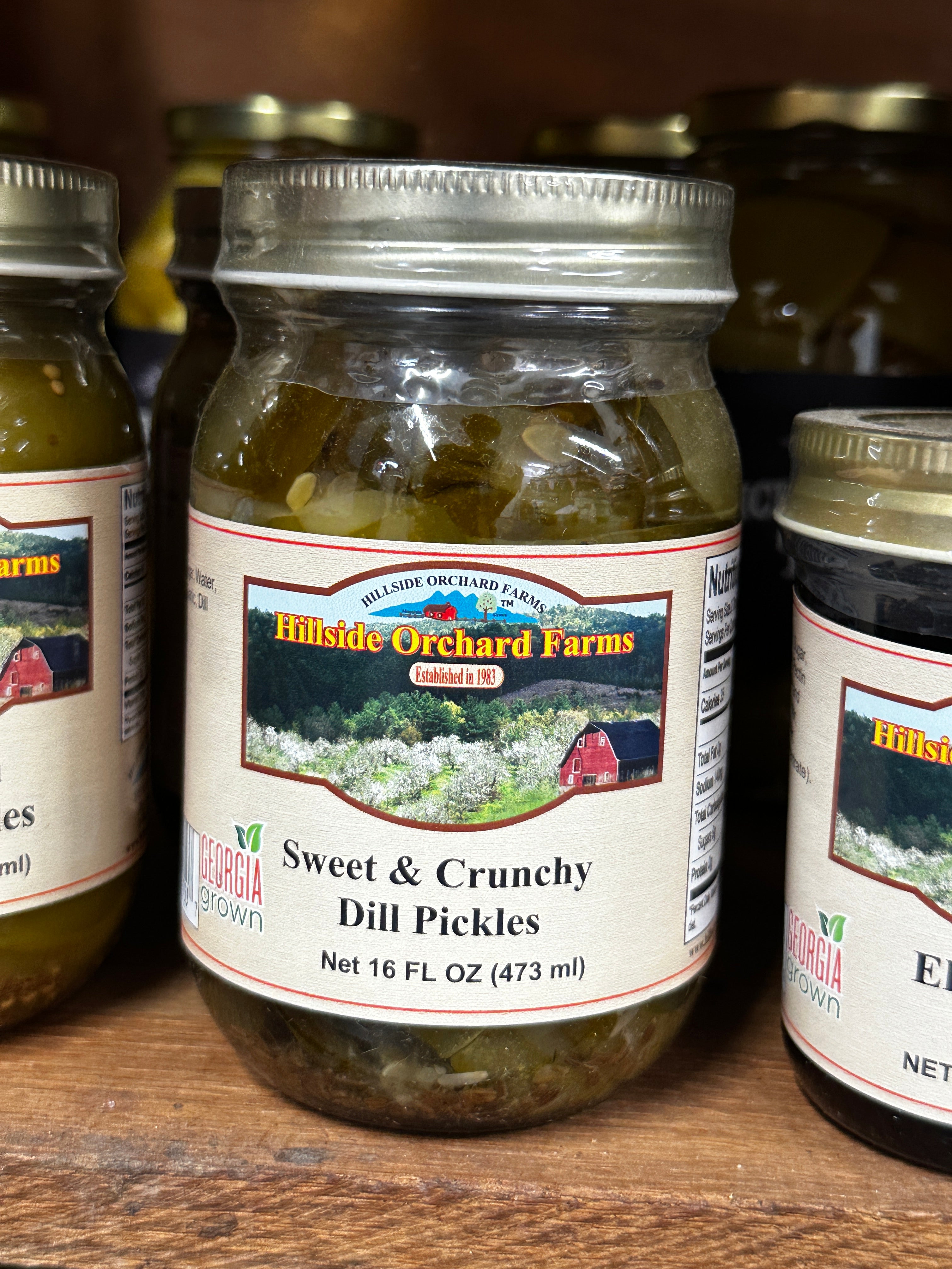 Sweet & Crunchy Dill Pickles By Hillside Orchard Farms