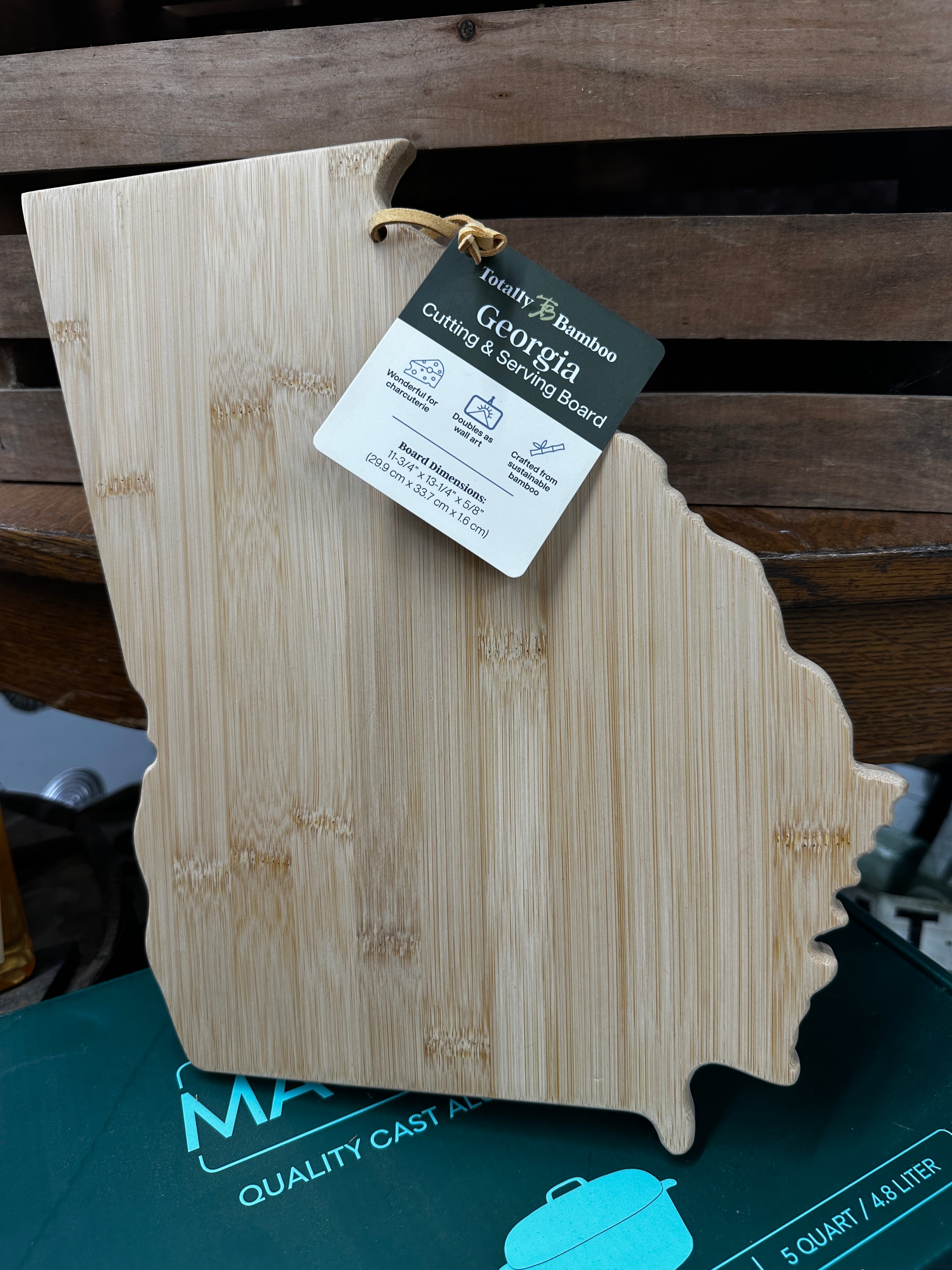 Georgia Cutting Board By Totally Bamboo