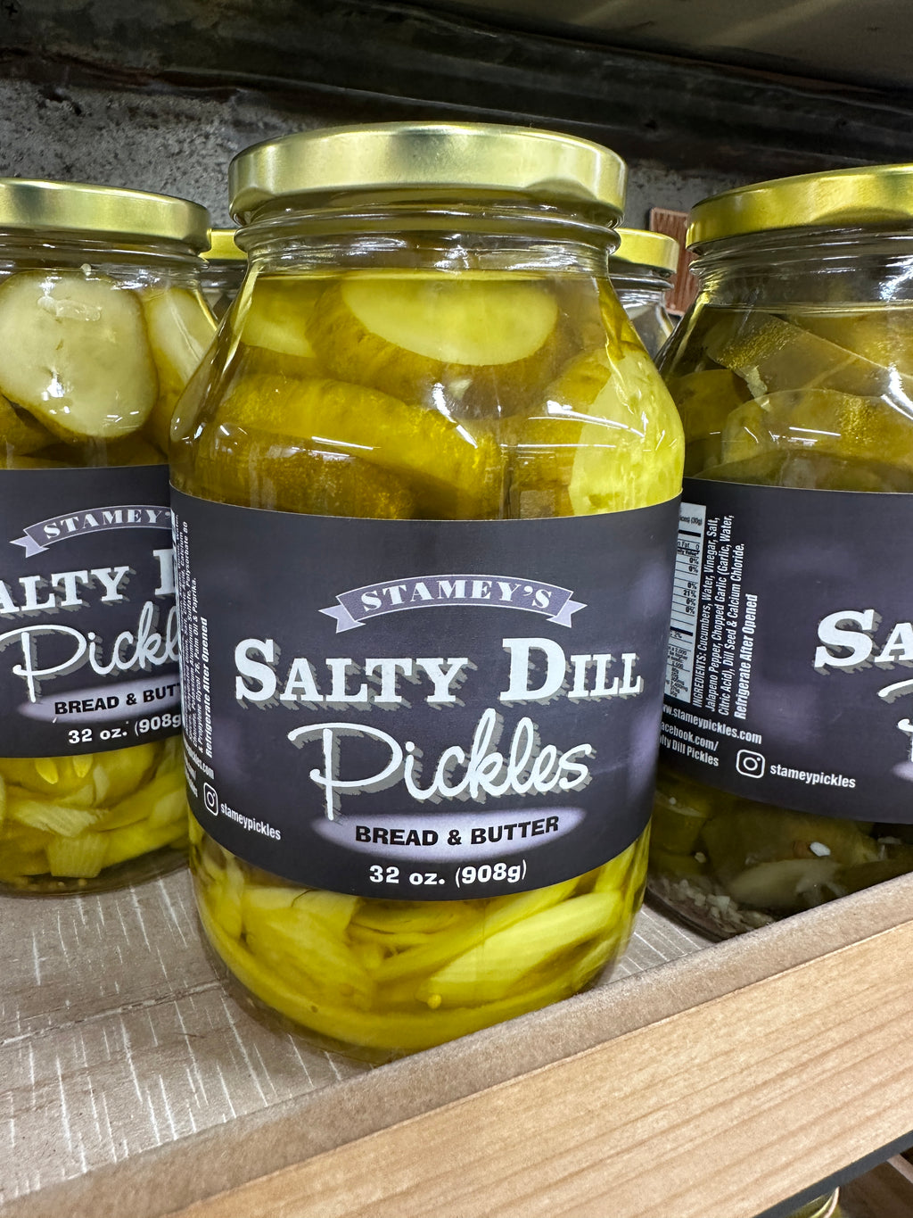 Salty Dill Pickles By Stamey's | 2 Flavor Options