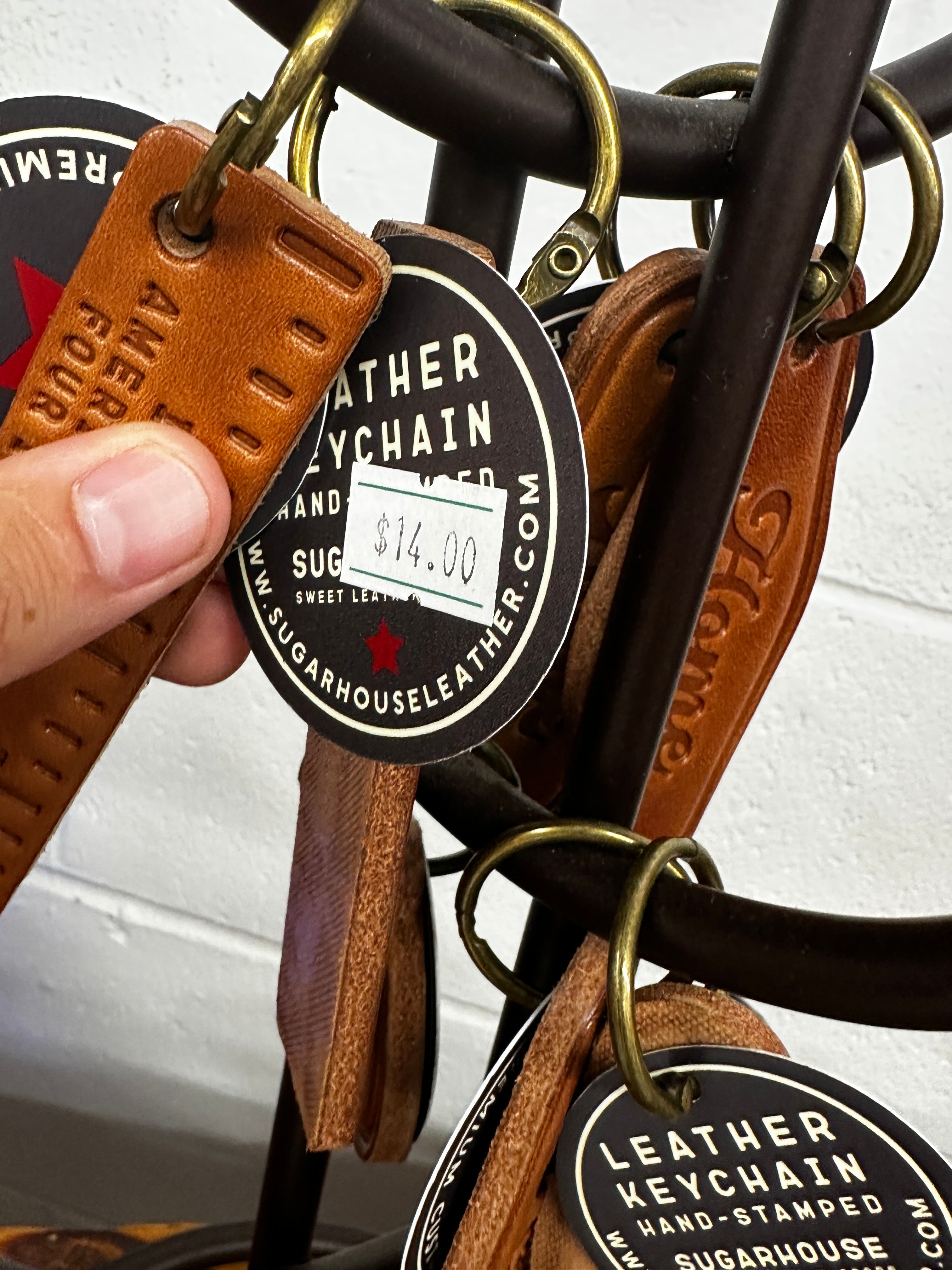 Leather Keychain | 2 Options