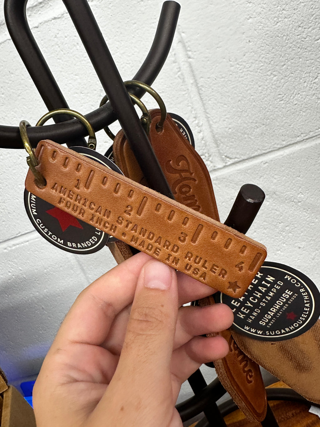 Leather Keychain | 2 Options