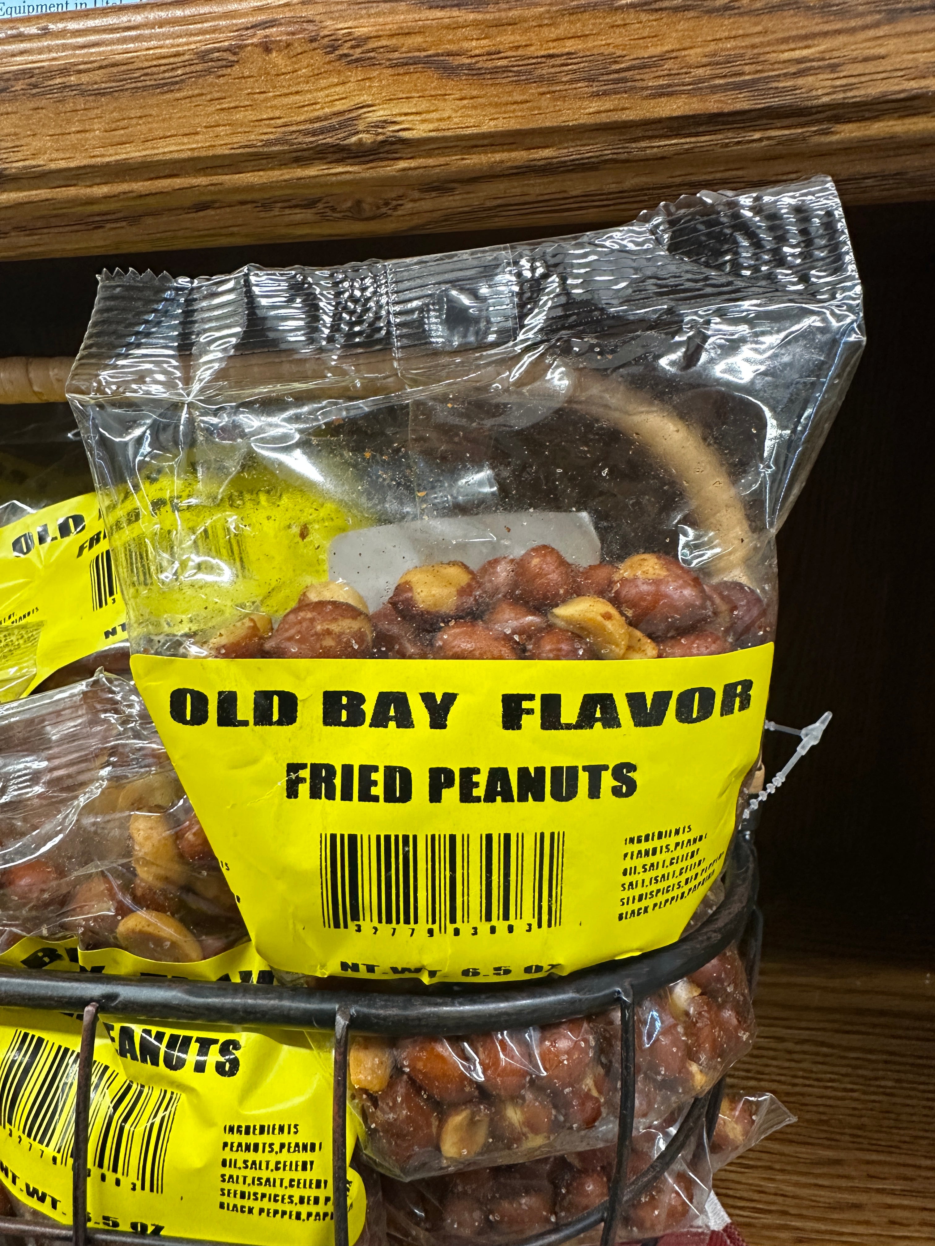 Old Bay Flavored Fried Peanuts