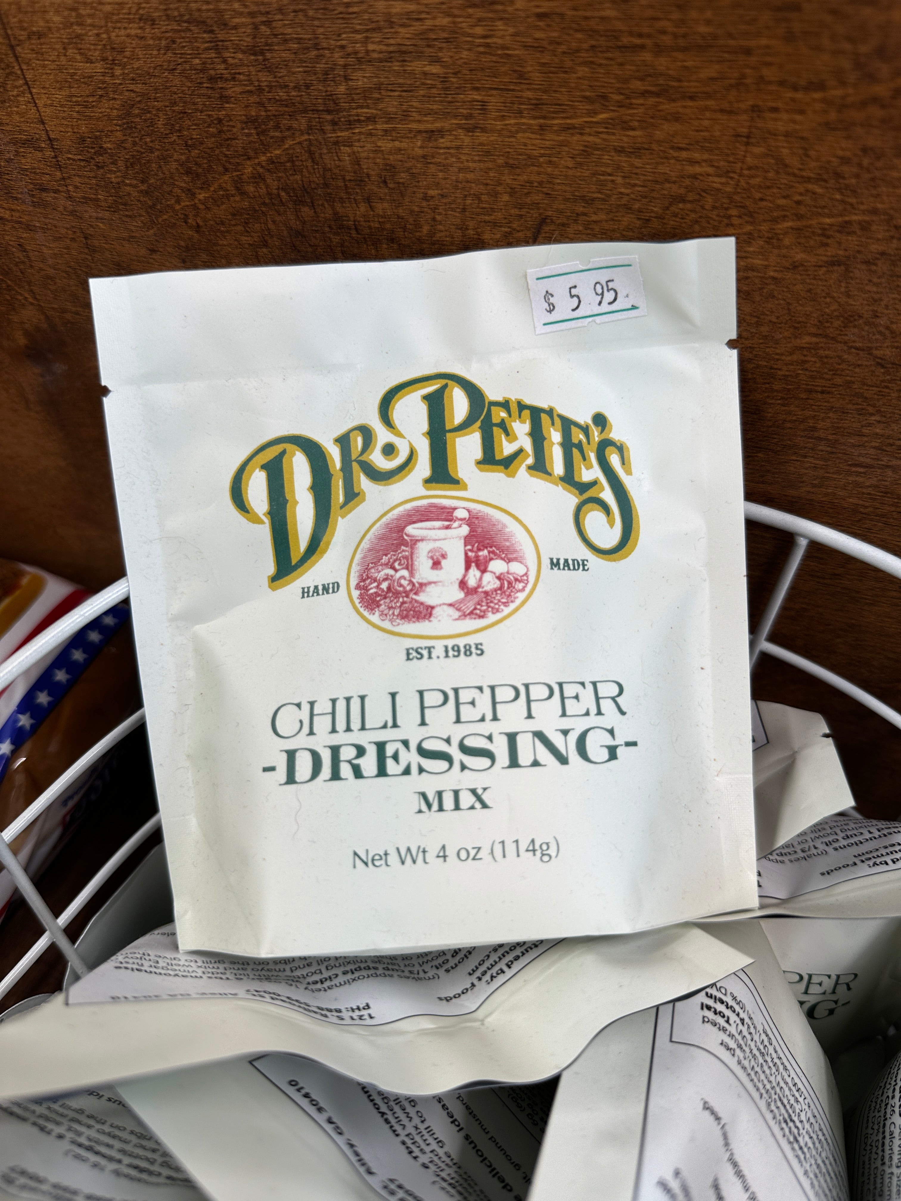Chili Pepper Dressing Mix By Dr. Pete's